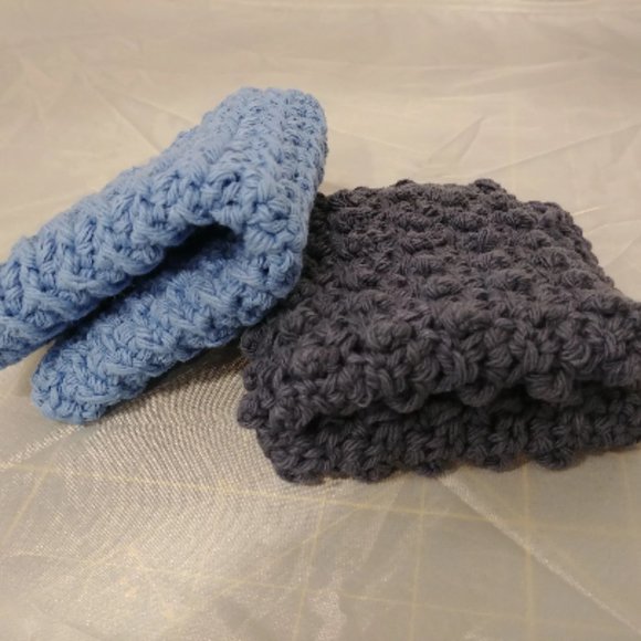 100% Cotton Washcloths, New, Set of 2, Tex… - Picture 1 of 2